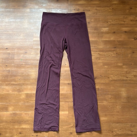 Athleta Spiced Cabernet Elation Straight Leg Pants - Picture 1 of 2